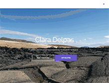 Tablet Screenshot of claradelpas.com